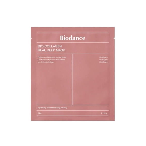 Mascarilla hidrogel Biodance con efecto radiante hidratado