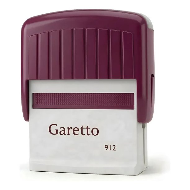 Timbre Sello Garetto 912 Automático Personalizado 19x46mm