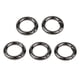 thumbnail image 4 of 5 Piezas De Hebillas De Resorte Redondas De Aleación De Zinc, Gancho A Presión, Clip Para Llavero, Negro, 10mm, 4 of 5