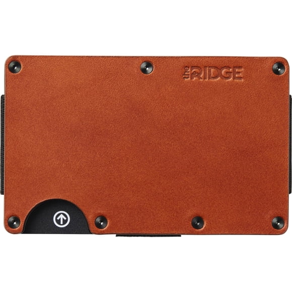 Billetera Ridge de Cuero Cash Strap RFID para 12 Tarjetas