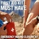 thumbnail image 2 of Tiras MyHelp para cerrar heridas de emergencia, vendajes con forma de mariposa, paquete de 24, 2 of 8