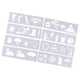 thumbnail image 5 of 8 Plantillas De Plantillas De Dibujo De Diario De Estilo Set Scrapbooking Tarjeta De Bricolaje Clima, 5 of 5
