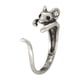 thumbnail image 3 of Anillo De Apertura En Forma De Ratón De Moda Joyas Ajustables Novedad Hombres Y Mujeres Regalo Plata, 3 of 5