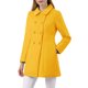 thumbnail image 1 of Abrigo de Invierno Doble Botonadura con Cuello Peter Pan para Mujer de INSPIRE CHIC, Gabardina Mostaza Amarillo M, 1 of 7