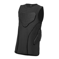 Magideal - Chaleco De Protección De Costillas De Fútbol, Traje, Equipo, Ropa Protectora, Almohadilla De Protección Para El Pecho, Camiseta De Compresión Para Niñ M
