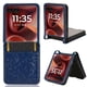 thumbnail image 1 of Funda Cartera Lunares Motorola Razr 60 Ultra con Tarjetero, Correa y Soporte Azul, 1 of 5