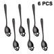thumbnail image 1 of Juego de 6 cucharas de acero inoxidable 304 para mezclar café y té, elegante diseño de calavera, cuchara de café, cuchara de hueso para postre, vajilla para Navidad y Halloween., 1 of 8