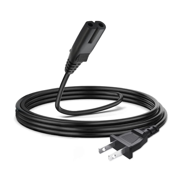 Cable de alimentación Love your yy 2,4 m universal de 2 clavijas