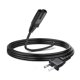 thumbnail image 1 of Cable de alimentación Love your yy 2,4 m universal de 2 clavijas, 1 of 6