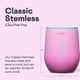 thumbnail image 2 of Vaso de vino sin tallo Corkcicle, 12 onzas, triple aislante, rosa, 2 of 8