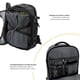thumbnail image 3 of Mochila Viaje Impermeable Notebook 30L Aerosuite Negra LEVO, 3 of 8