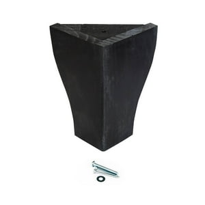 Genérico - Kit De 4 Patas Para Cama Europeo Plastico Flex Cic Caoba