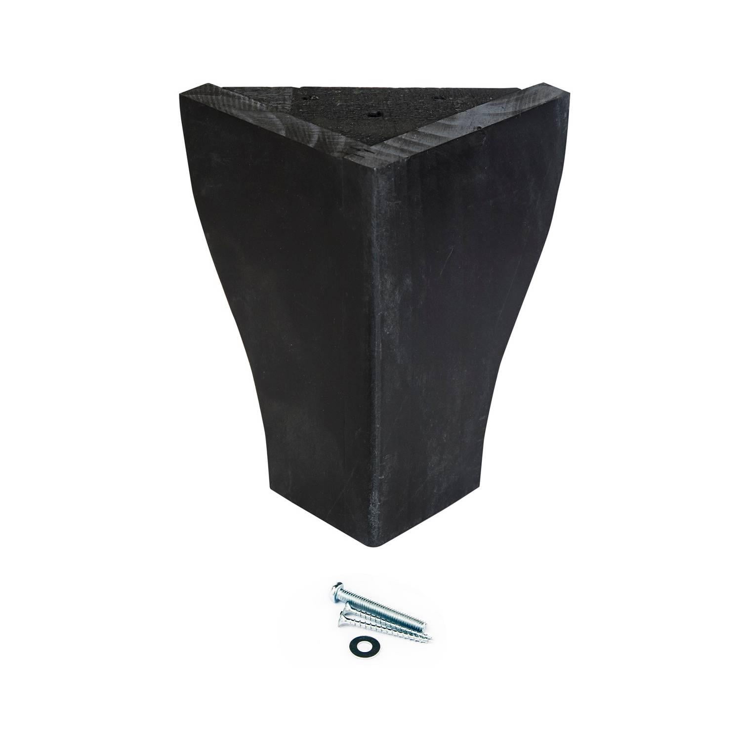 Genérico - Kit De 4 Patas Para Cama Europeo Flex Y Cic Chocolate