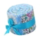 thumbnail image 3 of 20 Piezas De Rollo De Gelatina De 2,4 Pulgadas De Algodón Floral Para Manualidades, Costura Enrollable, Color Azul, 3 of 5