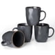 thumbnail image 1 of Juego de 4 tazas de loza Ocean Square de 370 ml – famiware, 1 of 8