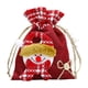 thumbnail image 1 of Bolsa De Regalo Con Cordón De Navidad Roja Para Suministros De Reuniones Familiares, Recuerdo De Fiesta, Muñeco De Nieve, 1 of 3