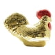 thumbnail image 2 of Figura De Pollo Con Bola De Espejos, Estatua De Pollo Disco Para Cumpleaños, Vacaciones, Hotel, Color Dorado, 2 of 5