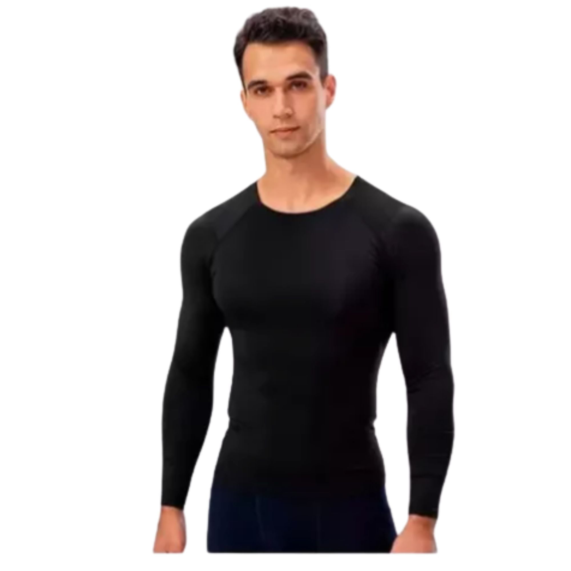 Mercado Ideas - Polera Primera Capa Comprensión Sin Costura Para Hombres
