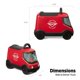 thumbnail image 4 of Furgoneta de reparto Ride On Toy Radio Flyer para niños de más de 2 años, roja, 4 of 9
