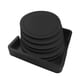 thumbnail image 5 of 7x Juego De Posavasos De Mesa Soporte De Mantel Individual Resistente Al Calor Para El Hogar Cocina Negro, 5 of 5