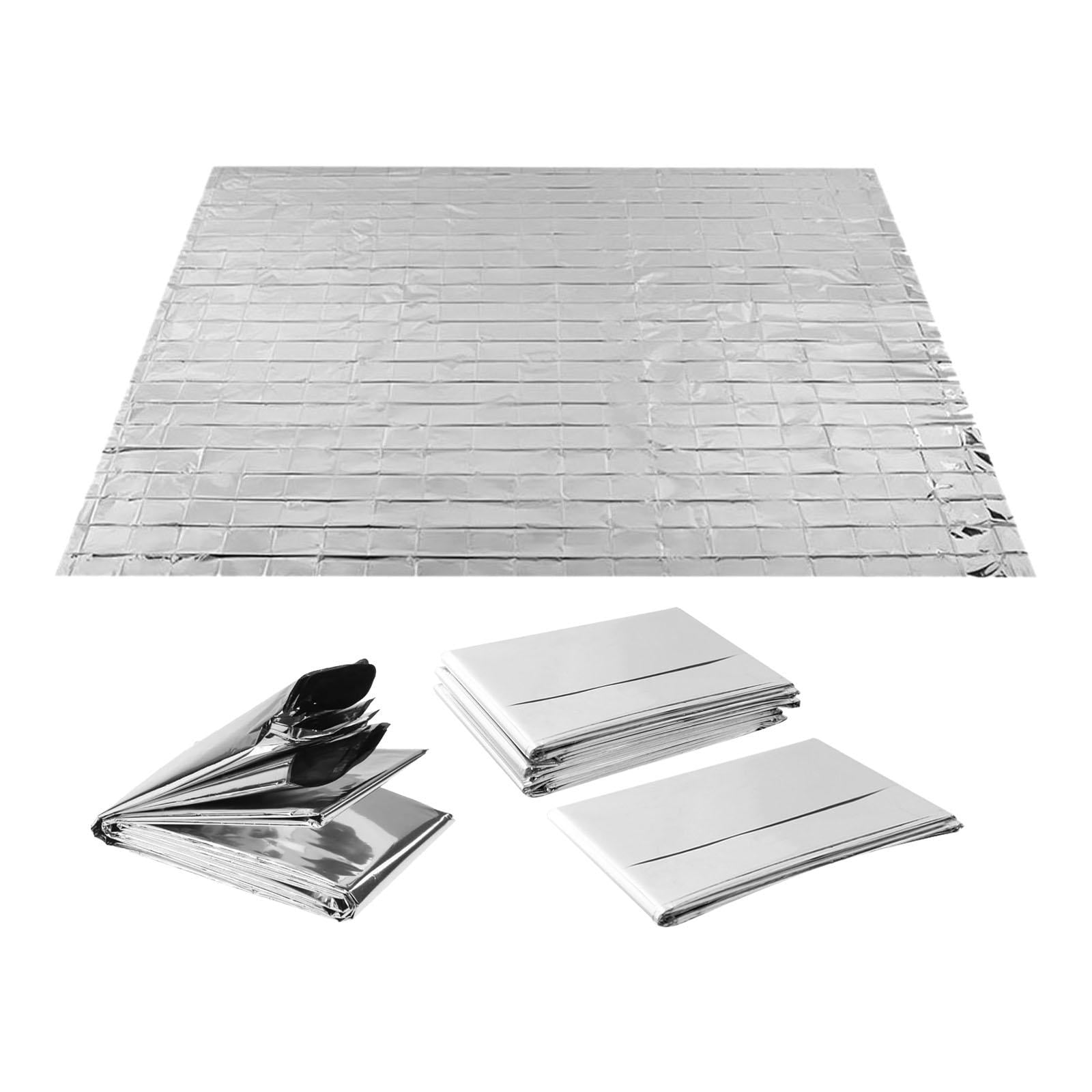 Ioensy - Manta De Supervivencia De 6 Piezas, Manta Espacial Compacta Para Senderismo, Equipo De Acampada Frío, 130x210cm