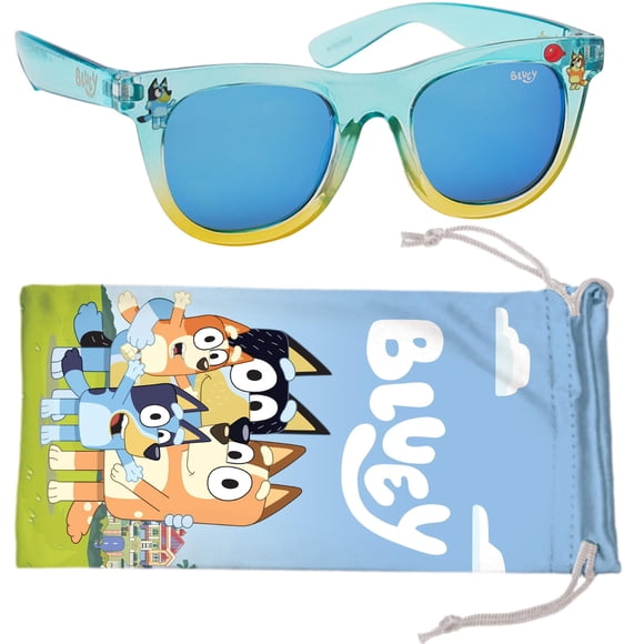 Gafas de sol Sun-Staches Bluey Toddler UV400 con funda de transporte