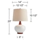 thumbnail image 4 of Lámpara de Mesa 360 Lighting Brice Estilo Mid Century 58 cm Marfil, 4 of 9