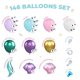 thumbnail image 2 of Kit de Guirnalda de Globos Vellax 78 Piezas – Tema Sirena, 2 of 9
