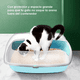 thumbnail image 3 of Arenero Gato Extension Anti Derrame Pala Caja Grande Color Azul cielo, 3 of 3