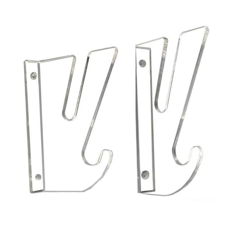 Ioensy - Estante De Montaje En Pared Para Monopatín, Colgador De Snowboard Para Tabla De Patín Longboard, Interior Transparente