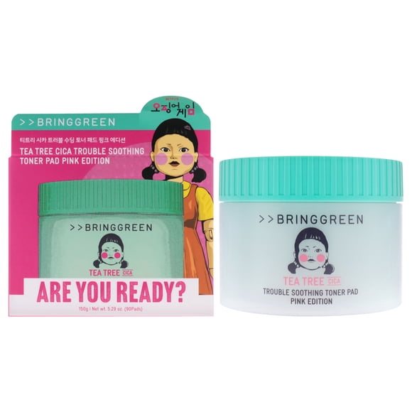 Toner Pad Bring Green Trouble Soothing Pink Edition 90 Unidades Unisex