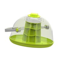 Magideal - Caja De Alimentación Para Reptiles, Hábitat Para Caracoles Con Asa, Tanque De Cría Fácil De Observar, Caja De Observación Para Caracoles, Lagartijas,