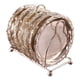 thumbnail image 1 of Posavasos De Metal De 6 Uds., Plato De Postres De Té Con Estante, Fácil De Almacenar, Hogar, Plata, 1 of 3