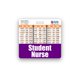 thumbnail image 2 of Soporte de credencial Scrubs and Stuff LLC - Estudiante de Enfermería (Púrpura), 2 of 4