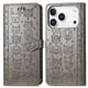 thumbnail image 1 of Funda Cartera FOXDOCK para iPhone 17 Pro , Flip PU con Relieve de Gatos y Perros, Tarjetero y Soporte, 1 of 6