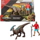 thumbnail image 1 of Figura de Juguete Mattel Jurassic World Rebirth Reuben Delgado y Parasaurolophus, 1 of 6