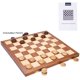 thumbnail image 5 of Set de juego VAMSLOVE Checkers plegable de madera de 14 pulgadas con almacenamiento, 5 of 7