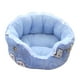 thumbnail image 2 of Cama Para Gatos Oto?o Invierno Para Gatos O Perros Peque?os Peluche Para Cachorro Perro Gatito Azul Small, 2 of 5