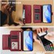 thumbnail image 4 of FOXDOCK Funda Tipo Cartera para Motorola Moto G17 Power Cuero PU con Cremallera y Correa de Muñeca, Ranuras para Tarjetas, Soporte Plegable, Cierre Magnético, 4 of 5