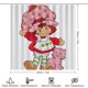 thumbnail image 2 of Tarta de fresa-theme 4-Piece Shower Curtain Set with Rugs, Waterproof Bathroom Decor Set Includes Bath Mat, U-Shaped Rug, Toilet Lid Cover and Curtain with Hooks, 2 of 6
