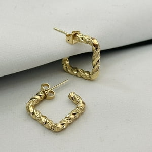 Collarbeauty - Aro Bañado En Oro 18K