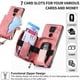 thumbnail image 2 of Funda Tipo Cartera con Correa Cruzada para Xaiomi Redmi Note 9 4G Protección Contra Golpes Rosa, 2 of 5