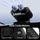 thumbnail image 2 of Ventilador portátil para coche Socool recargable de 5 velocidades y rotación 360°, 2 of 7