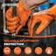 thumbnail image 2 of Guantes desechables GLOVEWORKS HD de nitrilo naranja, caja de 1000 pulgadas, 2 of 7