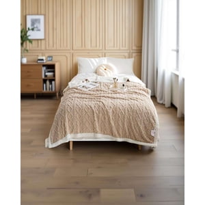 Myl Todo Para El Hogar - Frazada Con Sherpa Trenzada 230X200 Cm 06