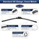 thumbnail image 4 of Unique Bargains 2pcs 24"+19" Limpiaparabrisas Delantero de Silicona para Honda CR-V 2023-2024 Botón de Empuje de Bloqueo Superior, 4 of 7