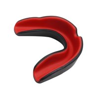Magideal - Protector Bucal Deportivo Para Hombre Y Mujer, Protector De Goma Para Baloncesto, Muay Thai, Fútbol, Negro Y Rojo Negro Rojo