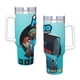 thumbnail image 4 of Mojo Swoptops Vaso aislado de acero inoxidable con asa, diseño temático, regalo para familia, amigos y fans; incluye pajita y encaja en el portavasos estándar, 40 oz, 4 of 6
