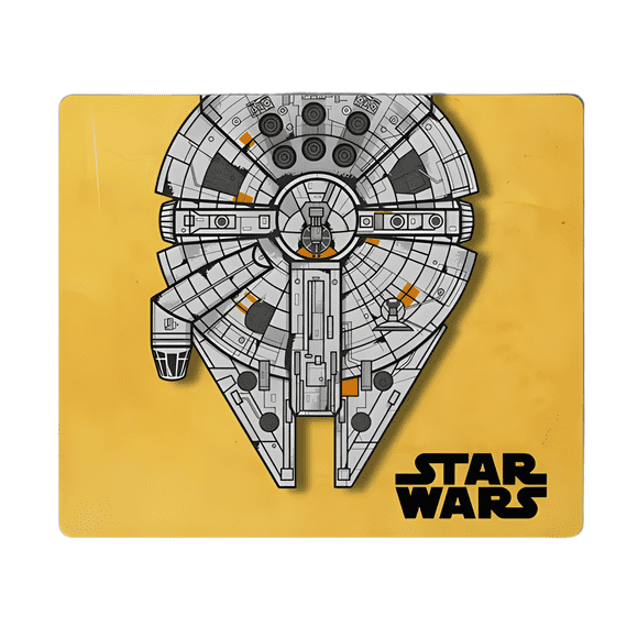 Mouse Pad Star Wars Millennium Falcon 24x20cm Gran Diseño