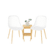 thumbnail image 1 of SET 2 SILLAS Y MESA AUXILIAR PANAL COZY - BLANCO, 1 of 3